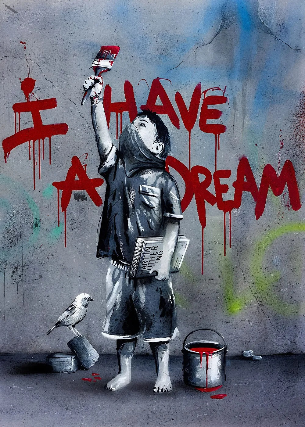 I Have A Dream metal poster artwork